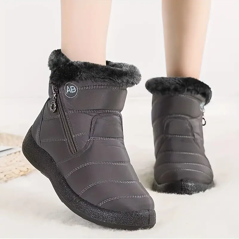 AB Snow Boots - Faux Fur Winter Boots