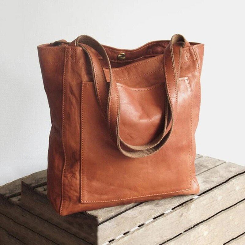 Emma Vegan Leather Tote Bag