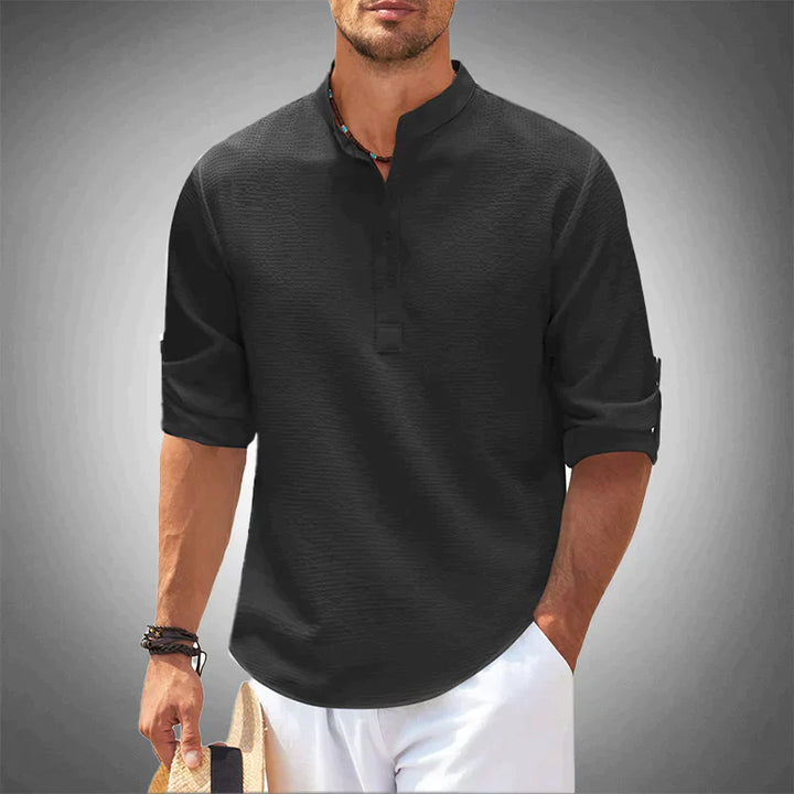 Liam UrbanBlend Cotton Linen Shirt