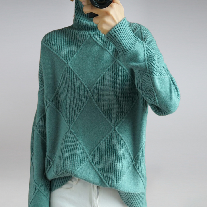 Adella Cashmere Turtleneck Sweater