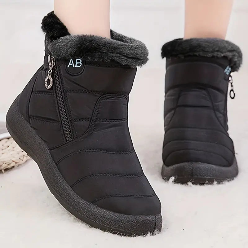 AB Snow Boots - Faux Fur Winter Boots