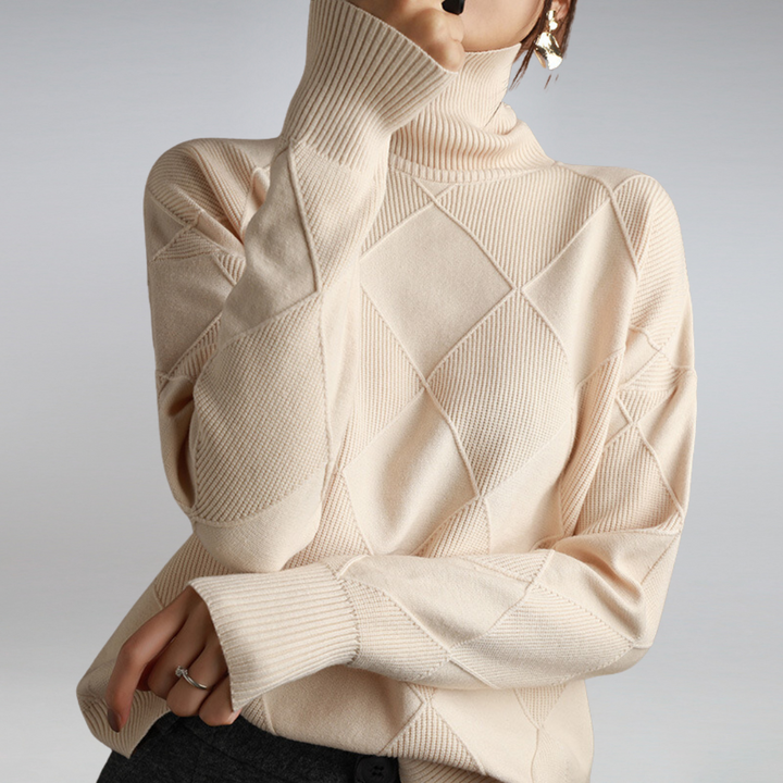 Adella Cashmere Turtleneck Sweater