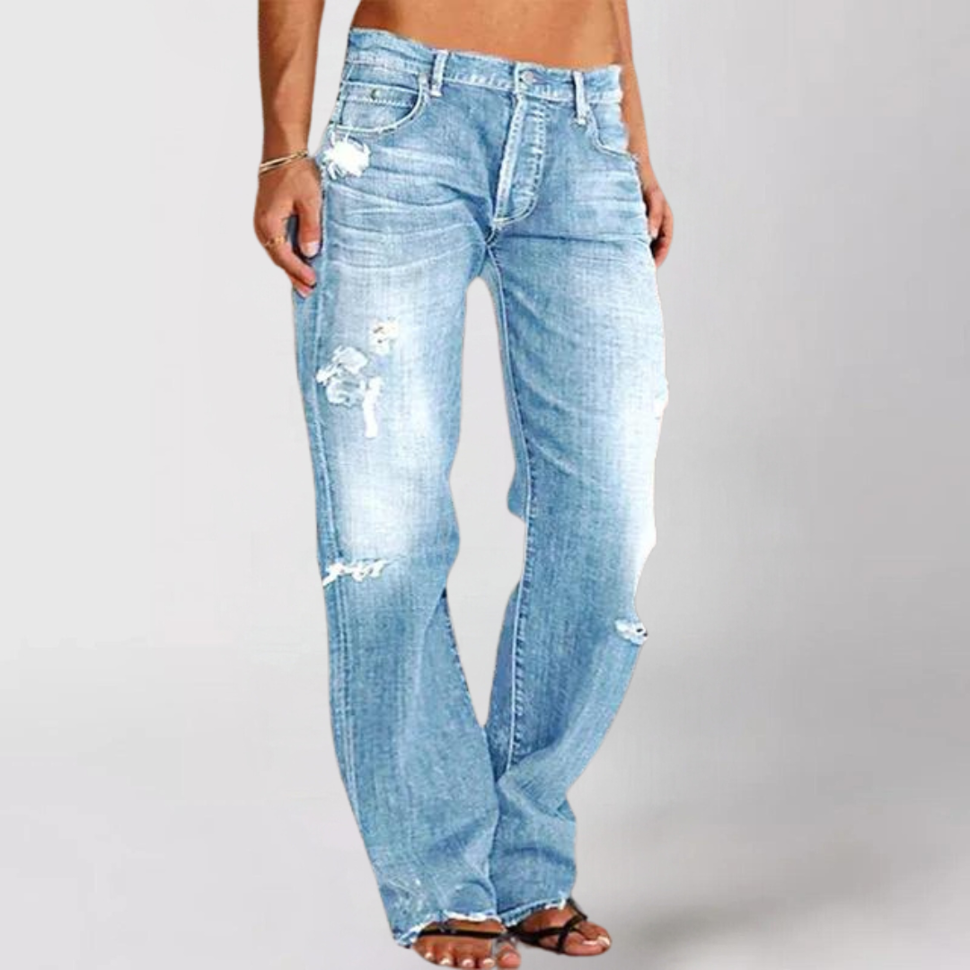 Jutta Loose Wide-leg Denim Jeans