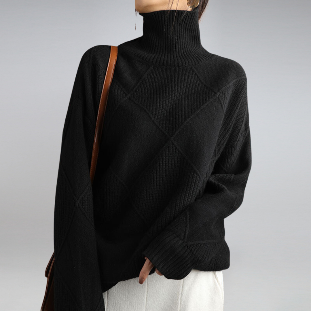 Adella Cashmere Turtleneck Sweater