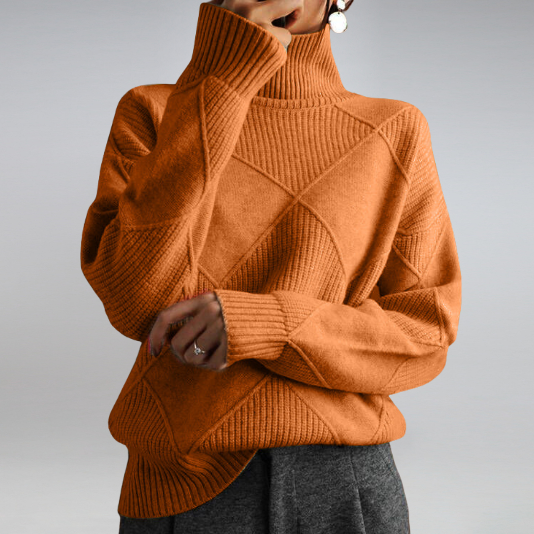 Adella Cashmere Turtleneck Sweater