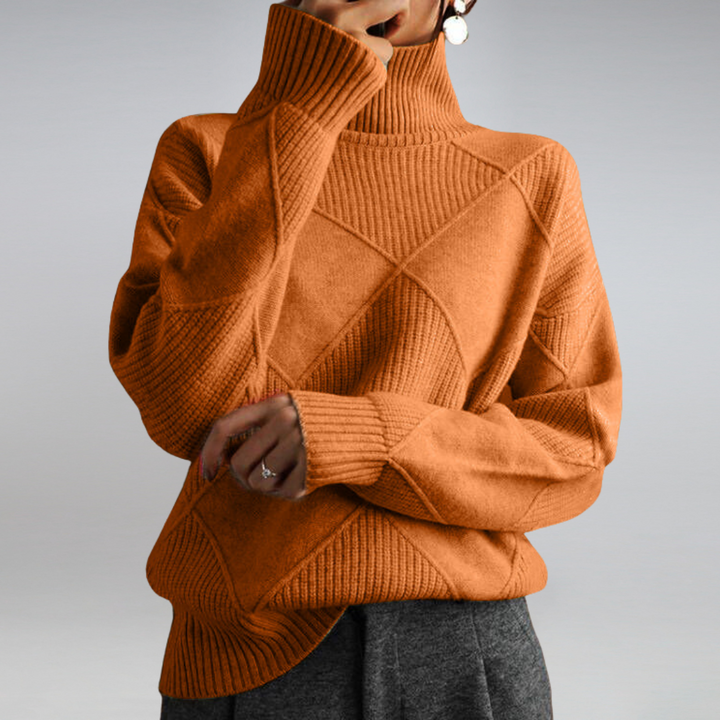 Adella Cashmere Turtleneck Sweater