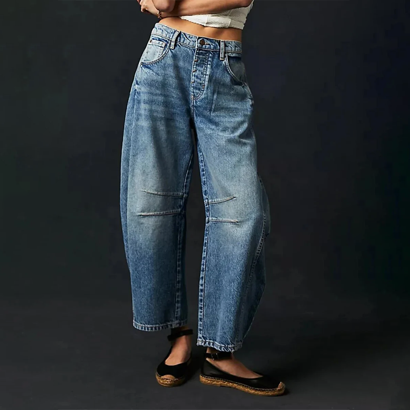 Mila Wide-Leg Comfort Jeans