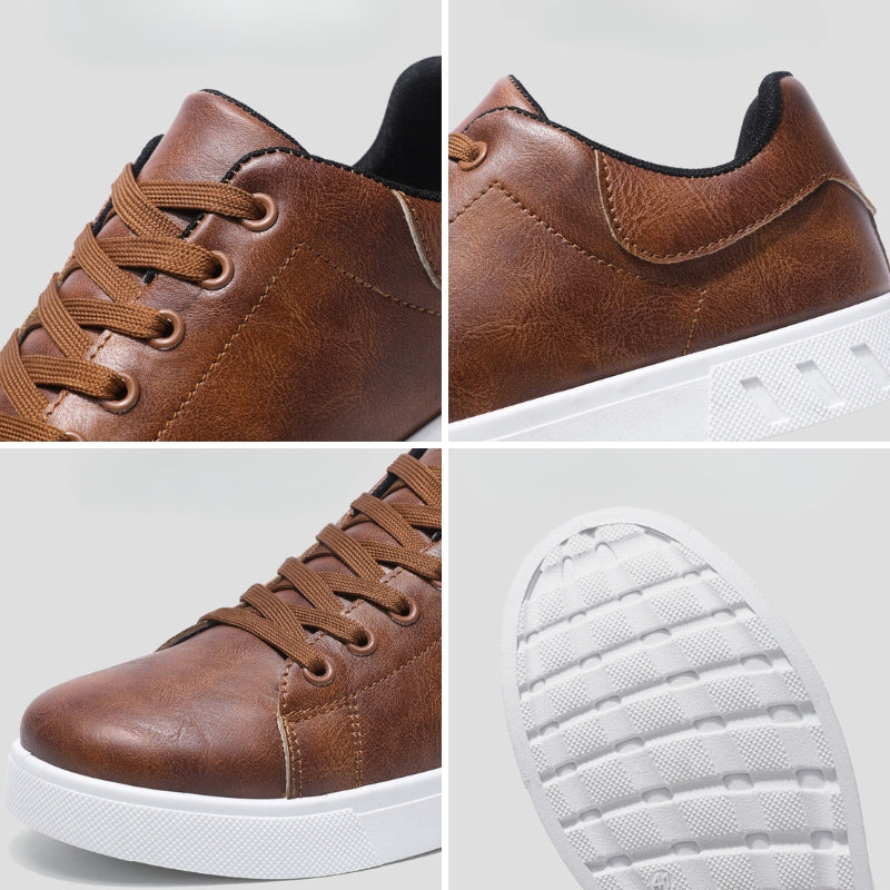 Paolo Cloud Insole Leather Sneakers