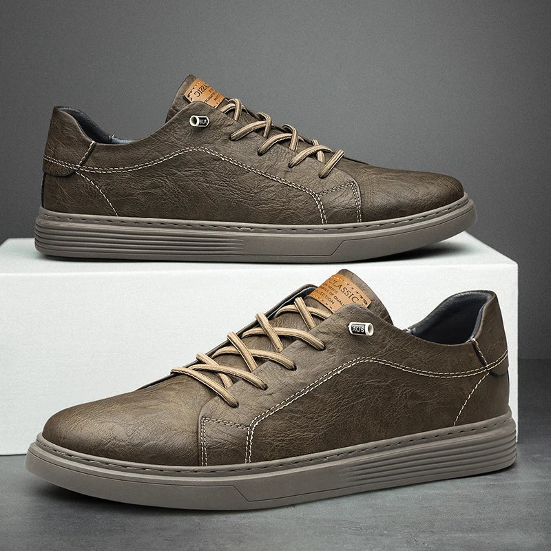 Smith Genuine Leather Sneakers