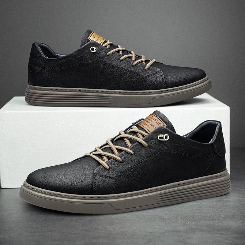 Smith Genuine Leather Sneakers